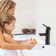 Single-Hole Single-handle Bathroom Faucet with Drain Assembly
