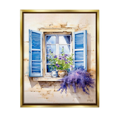 "Cottage Windowsill Bouquet" par RB sur toile