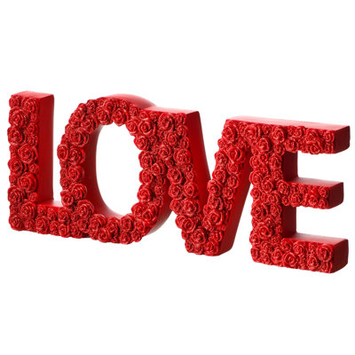 12" Resin Rosette "LOVE" Sign