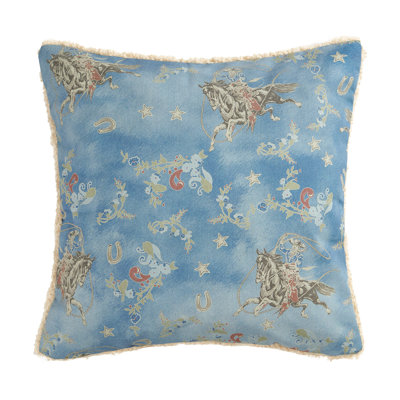 Tasha Polizzi for Paseo Road Teddy-Backed Soft Boucle Reverse Western Throw Pillow