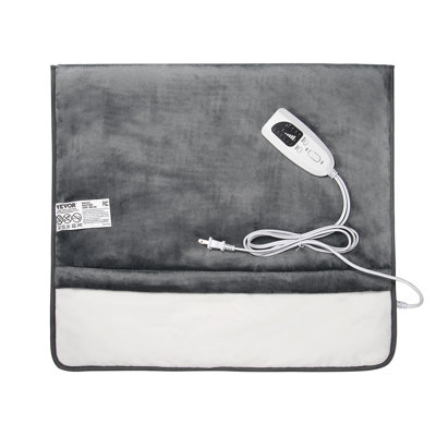 Electric Heated Foot Warmer Soft Flannel Foot Heating Pad 21.5" x 19.0"