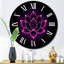Horloge murale Lotus Magical Luminiscent Blossoming IV-93383886