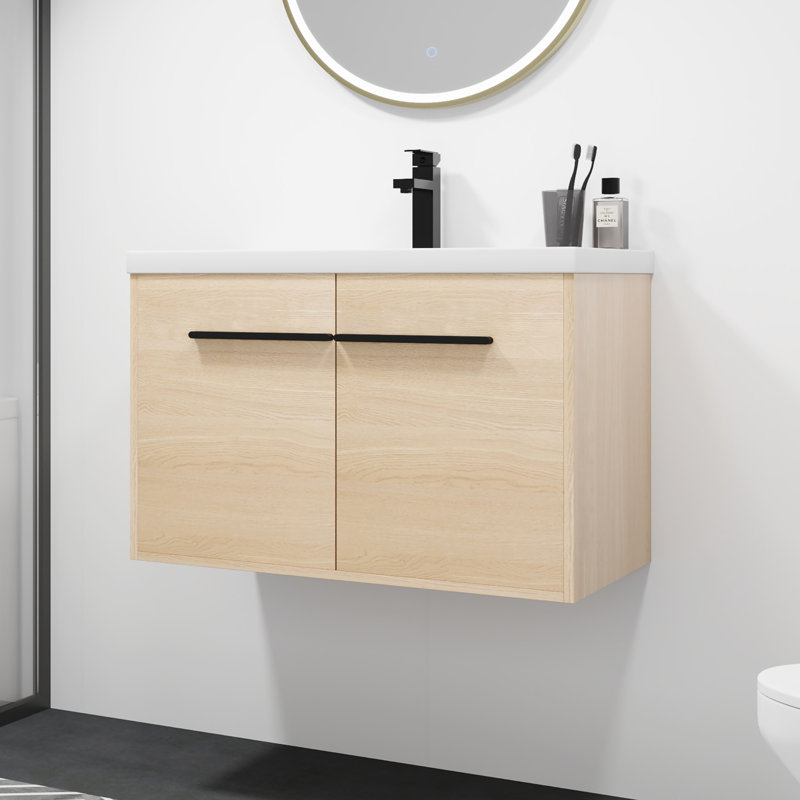 Meuble-lavabo de 30 po avec lavabo à poser en céramique