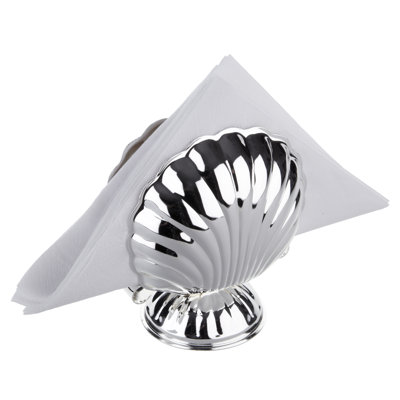 Queen Anne Shell Ring Standing Napkin Holder