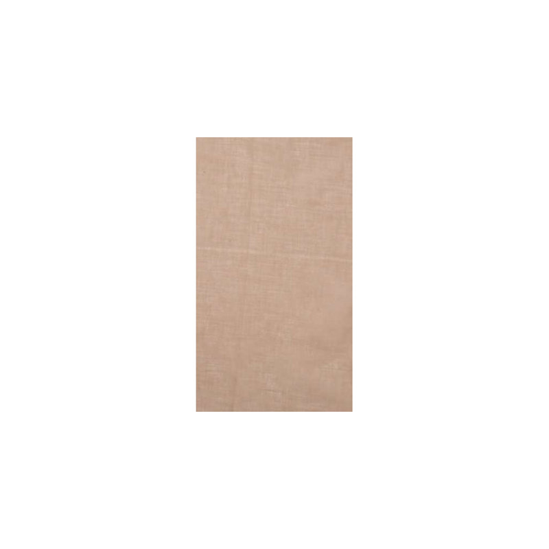 Manke Cotton Sheer Curtain Single Panel, Beige