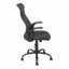 Chaise de bureau, hauteur réglable, pivotante, ergonomique, accoudoirs, bureau d'ordinateur, travail, filet, métal, contemporain