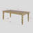 Braydan 3 Piece Solid Wood 84" Dining Set- Rustic Natural-125811745