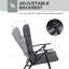 Chaise de camping pliante avec coussin