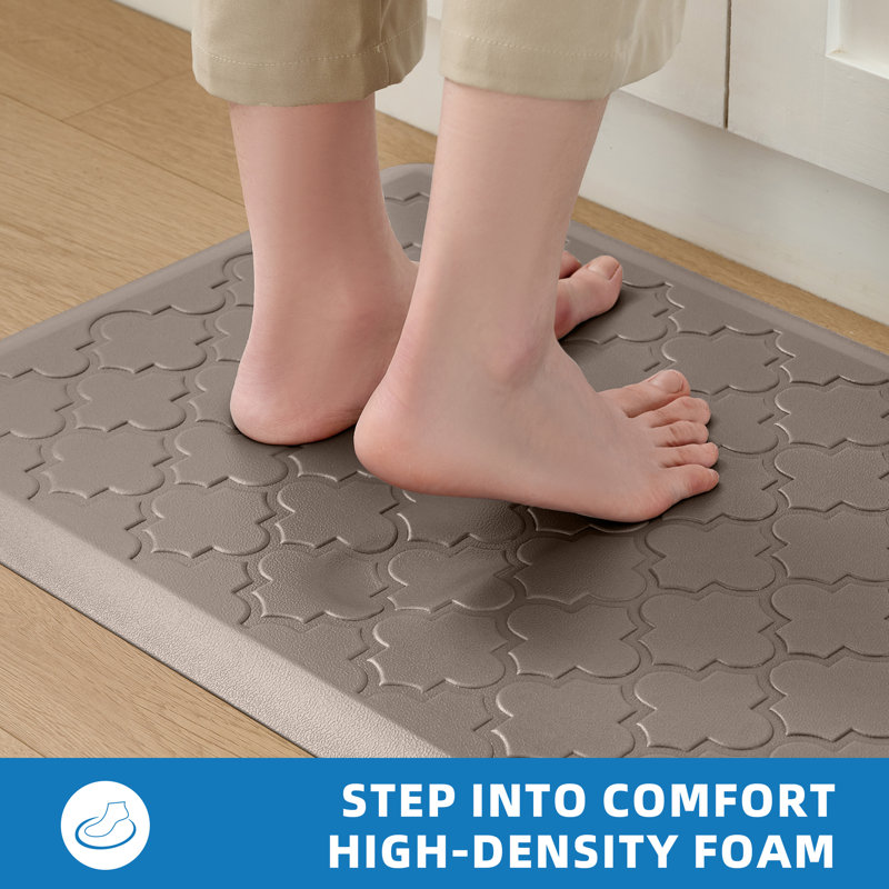Anti-fatigue Mat, Beige, Runner 17.3" x 30" + 17.3" x 59"