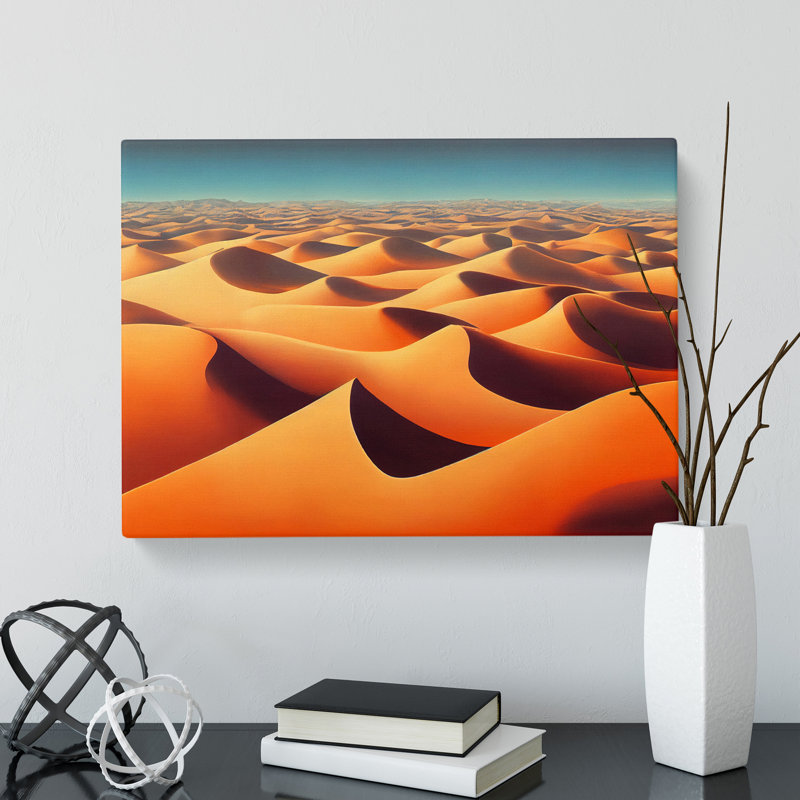 Desert Sand Dunes Vol.4 - Wrapped Canvas, 50cm H x 76cm W x 3cm D