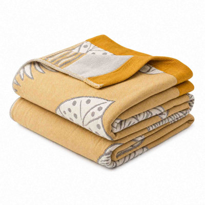 Throw Blanket 100% Cotton Boho