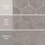 Carreau de sol et de mur en porcelaine aspect pierre 14 po x 16 po Palazzo Hex-70796751