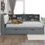 Lit plateforme en bois avec lit gigogne-2057322909-2057322907
