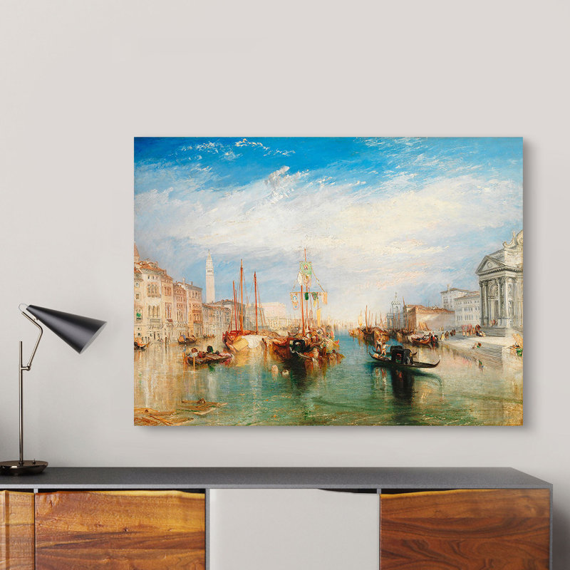 Venice, From The Porch Of Madonna Della Salute by William Turner - Wrapped Canvas Art Prints, 70cm H x 100cm W x 4cm D