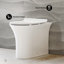 Cuvette de toilette allongée Cascade Back-to-Wall