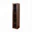 Vitrine avec portes en acrylique transparent, 5 tablettes avec DEL