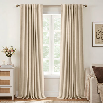 Graciella Linen Blackout Curtain Panel