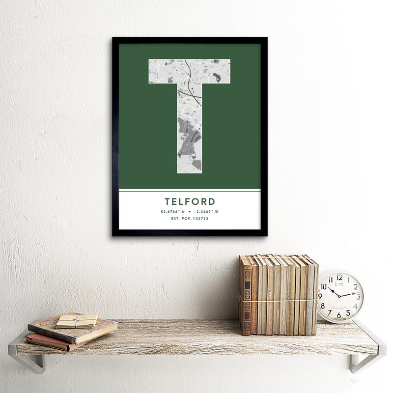 Telford Green - Single Picture Frame Typography