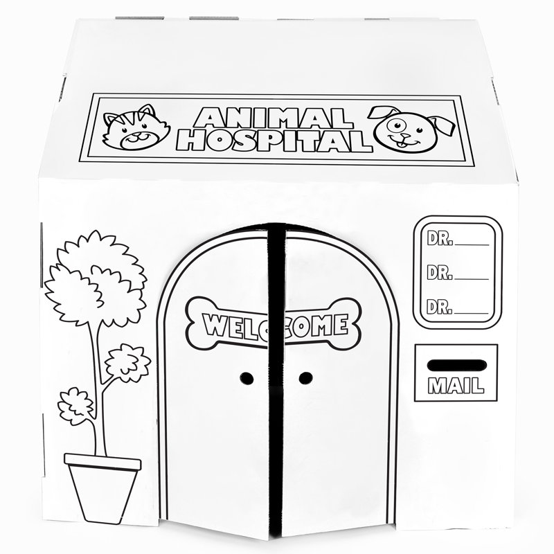 Maisonnette facile: hôpital pour animaux
