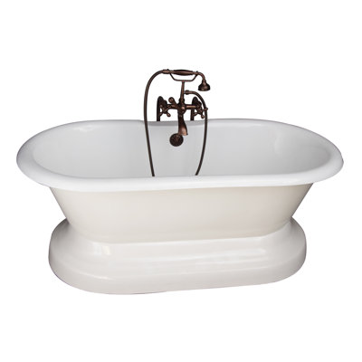 66'' x 30'' Soaking Cast Iron Bathtub