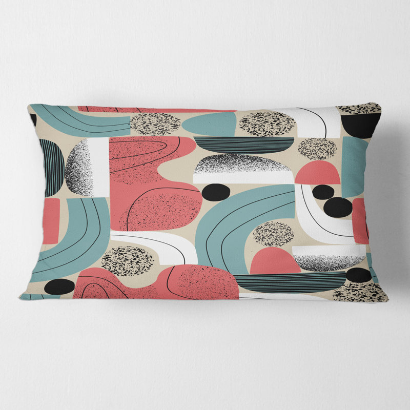 Abstract Throw Pillow