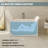 Glendale Casainc 43'' Rectangle Freestanding Soaking Acrylic Bathtub