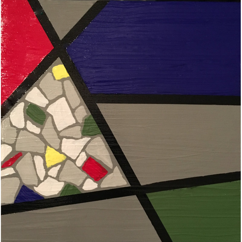 Mini-Square #1 Painting by Eddie Bruckner