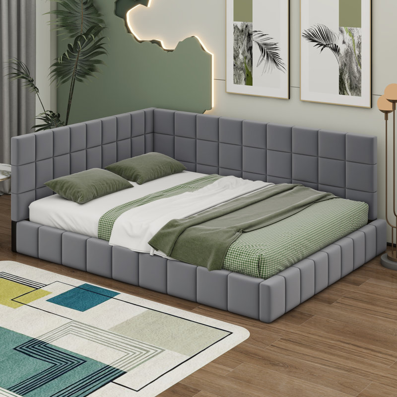 Rosetter Full Size Upholstered Daybed/Sofa Bed Frame