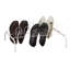 Range-chaussures vertical autoportant en métal 9 paires-16632948