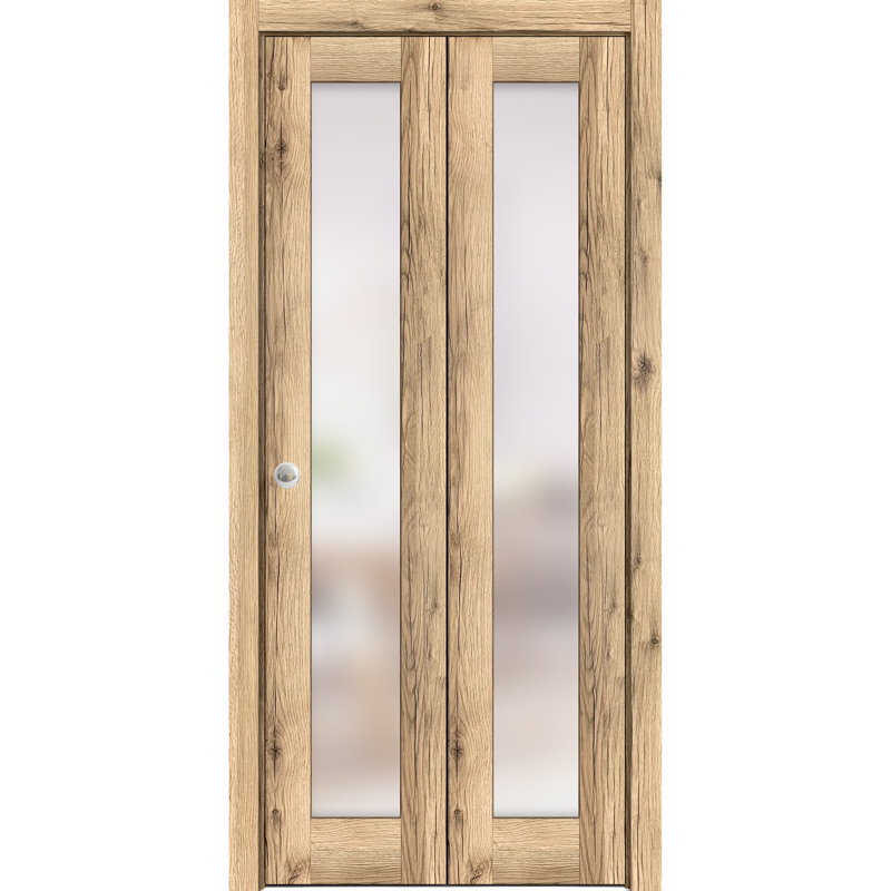Porte pliante à panneaux en bois Planum, 72 po x 96 po