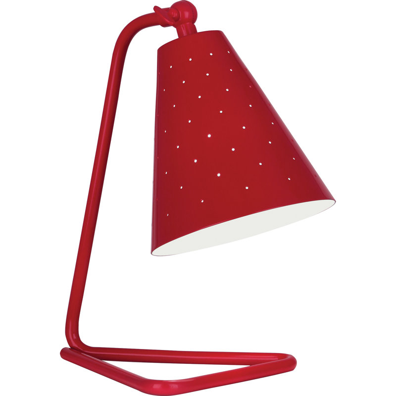 Lampe de table 22 po Pierce, Rouge rubis
