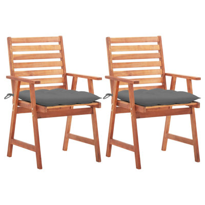 Sharad Teak Patio Dining Armchair with Cushion