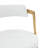 Chavez - Pleather + Gold Counter Stool-343300190
