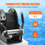 Hand Winch, 362.9 kg Pulling Capacity, Boat Trailer Winch Heavy Duty Rope Crank with 1005.8 cm Steel Wire Cable and Two-Way Ratchet, Manual Operated Hand Crank Winch for Trailer, Boat or ATV Towing-127114889