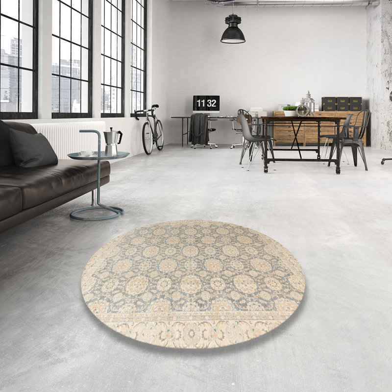 Tapis abstrait 4174, Rond 3 pi