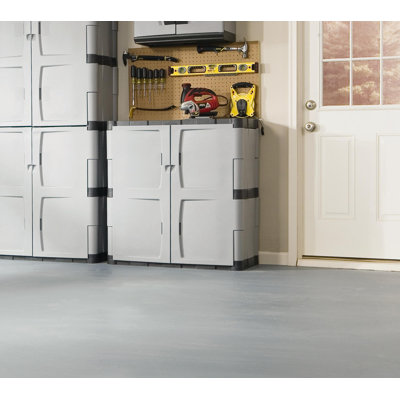 37" H x 36" W x 18" D 2 Door Storage Cabinet