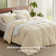 Essential Bedsure Cooling Waffle Duvet Cover Ser - Cotton Blend Rayon Derived from Bamboo