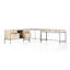 Trey Solid Wood Writing Desk-962019841