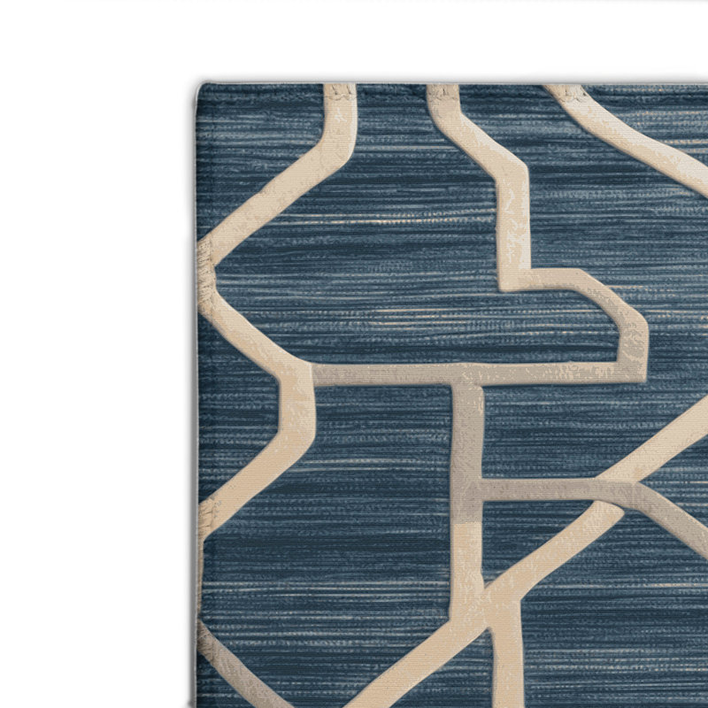 Tapis gris intérieur et extérieur Trellis, Rectangulaire 2 pi x 3 pi