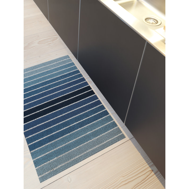 Indoor / Outdoor Doormat, 0.6cm H x 61cm W x 91cm L, Denim