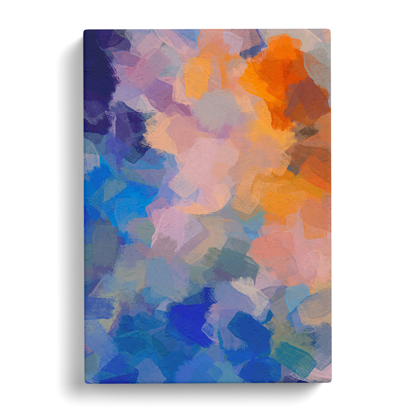 Flow Free Abstract - Wrapped Canvas, 60cm H x 40cm W x 3cm D