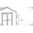 Braymore 10 ft. W x 14 ft. D Wood Storage Shed With Floor-113449463