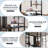 Loft Kids Bed with Desk and Bookcases-114308623-114308624