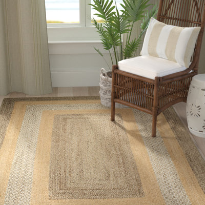 Lechez Hand Braided Geometric Indoor Rug