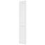 Shaker à dalle 1 panneau en bois massif blanc 80 po x 32 po avec trousse-124238484