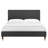 Modway Yasmine Channel Tufted Performance Velvet Platform Bed-1404708107-1404708111