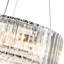 6- Light Modern Mid-Century Luxury Round Crystal Chandelier Chrome Drum Crystal Pendant Living Room-1058010189-1058010186