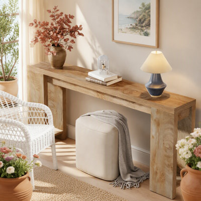 Wood Console Table Sofa Table Entryway Table