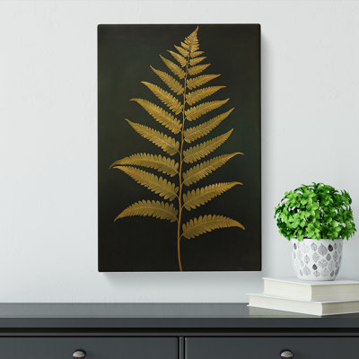Fern Leaf Classicism - Wrapped Canvas