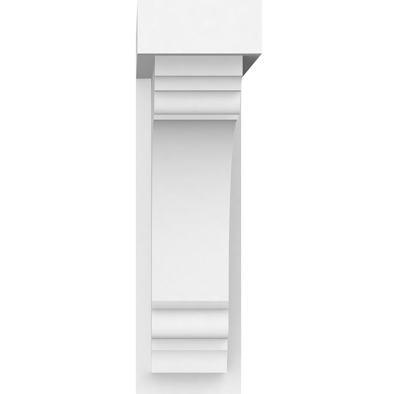 Support Standard Warren Architectural Grade PVC, H 12 po x l 3,5 po x p 12 po